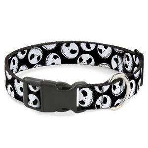 New Disney Nightmare Before Christmas Dog Collar Jack Skellington Med 11" 17"